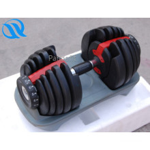 Fitness New Products Rubber Coated Adjustable Dumbbell